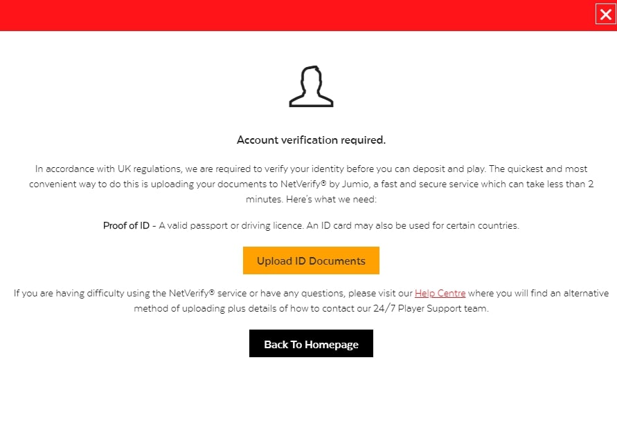 32Red ID Verification