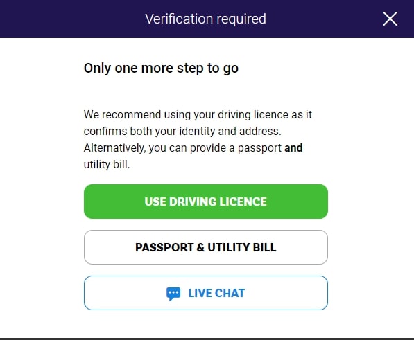 Party Verification Form