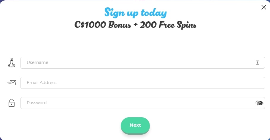 Casino Joy_Casino_registration_page Casino Joy registration page