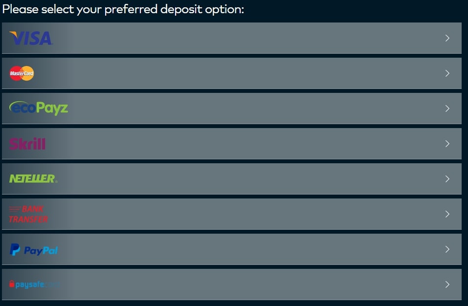Fun Casino cashier screen