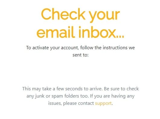 Playzee Casino registration page 4