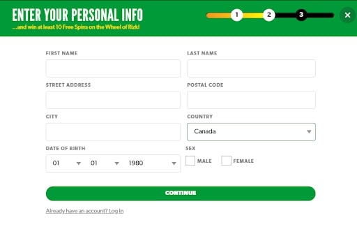 Rizk_Casino_registration_page_2 Rizk Casino registration page 2