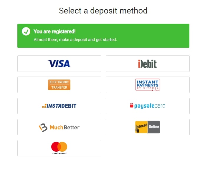 bwin Casino cashier screen