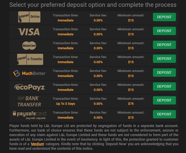 Casino Casino cashier screen