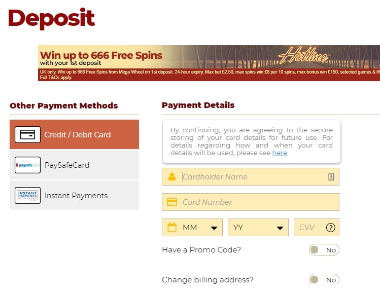 Chilli_Casino_cashier_screen Chilli Casino cashier screen