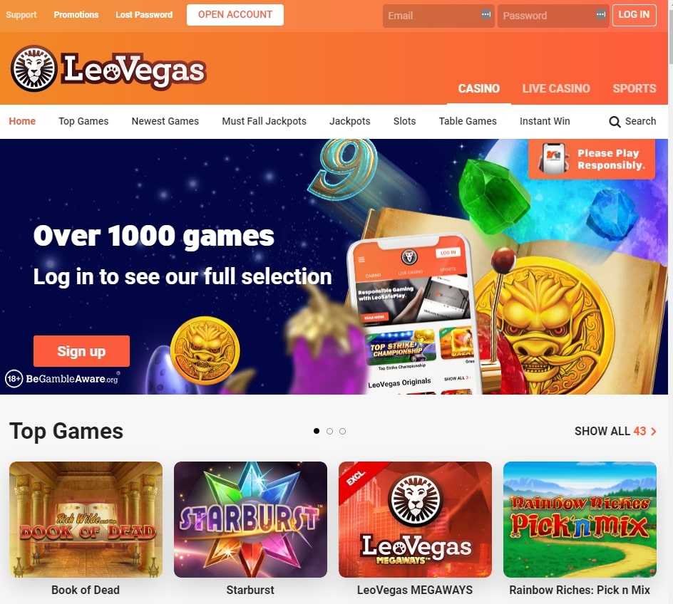 LeoVegas Casino