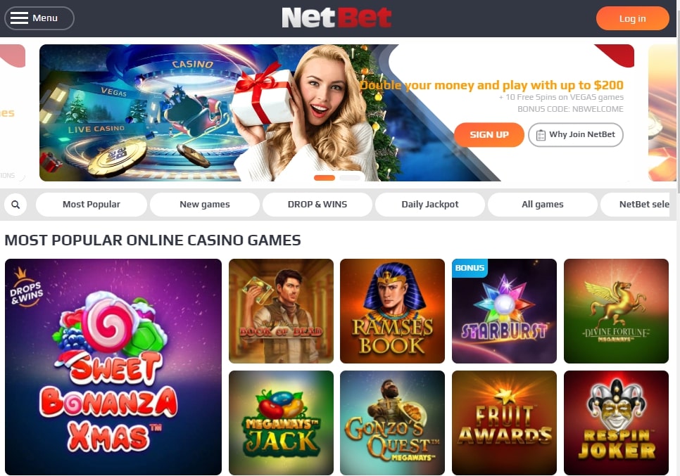 netbet casino codice bonus