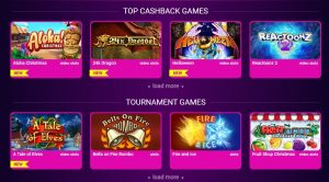 No Bonus Casino Games Lobby