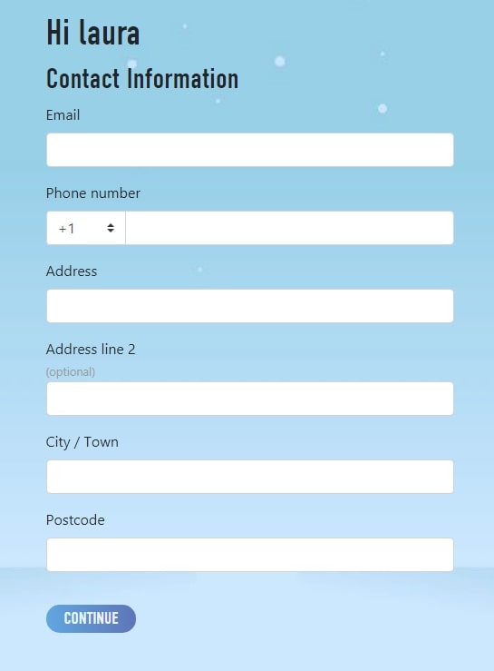 Slotnite Casino registration page 2