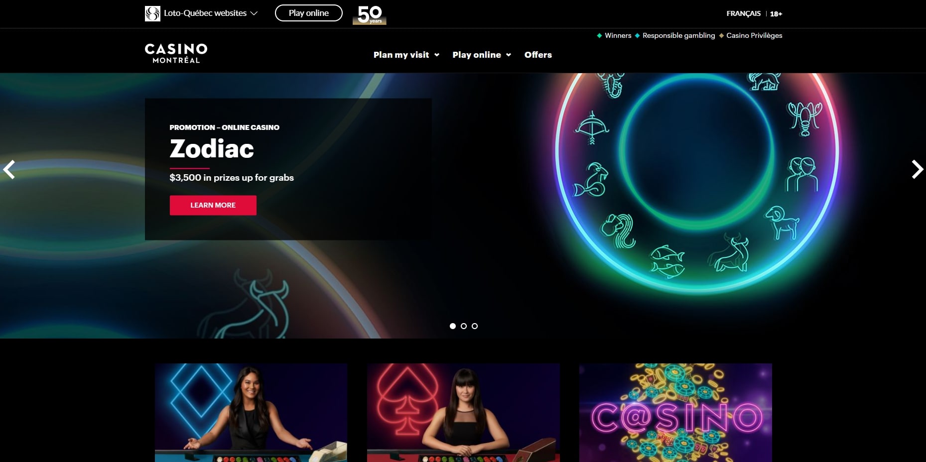 Casino Montreal Homepage