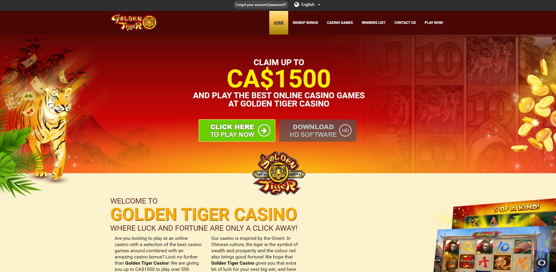 999 tiger casino download