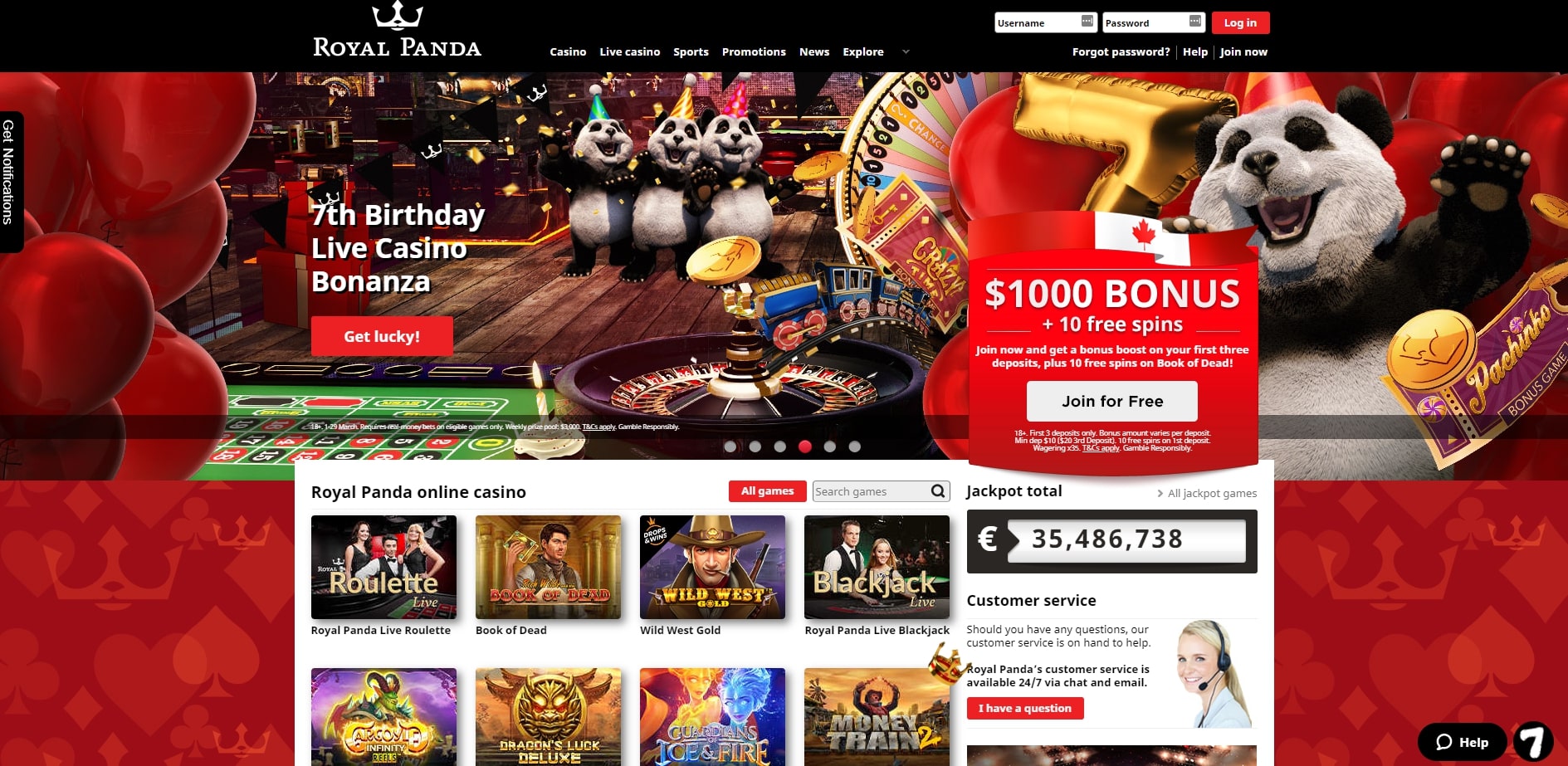 Royal Panda Casino Review (2021) Get $1000 + FREE Spins