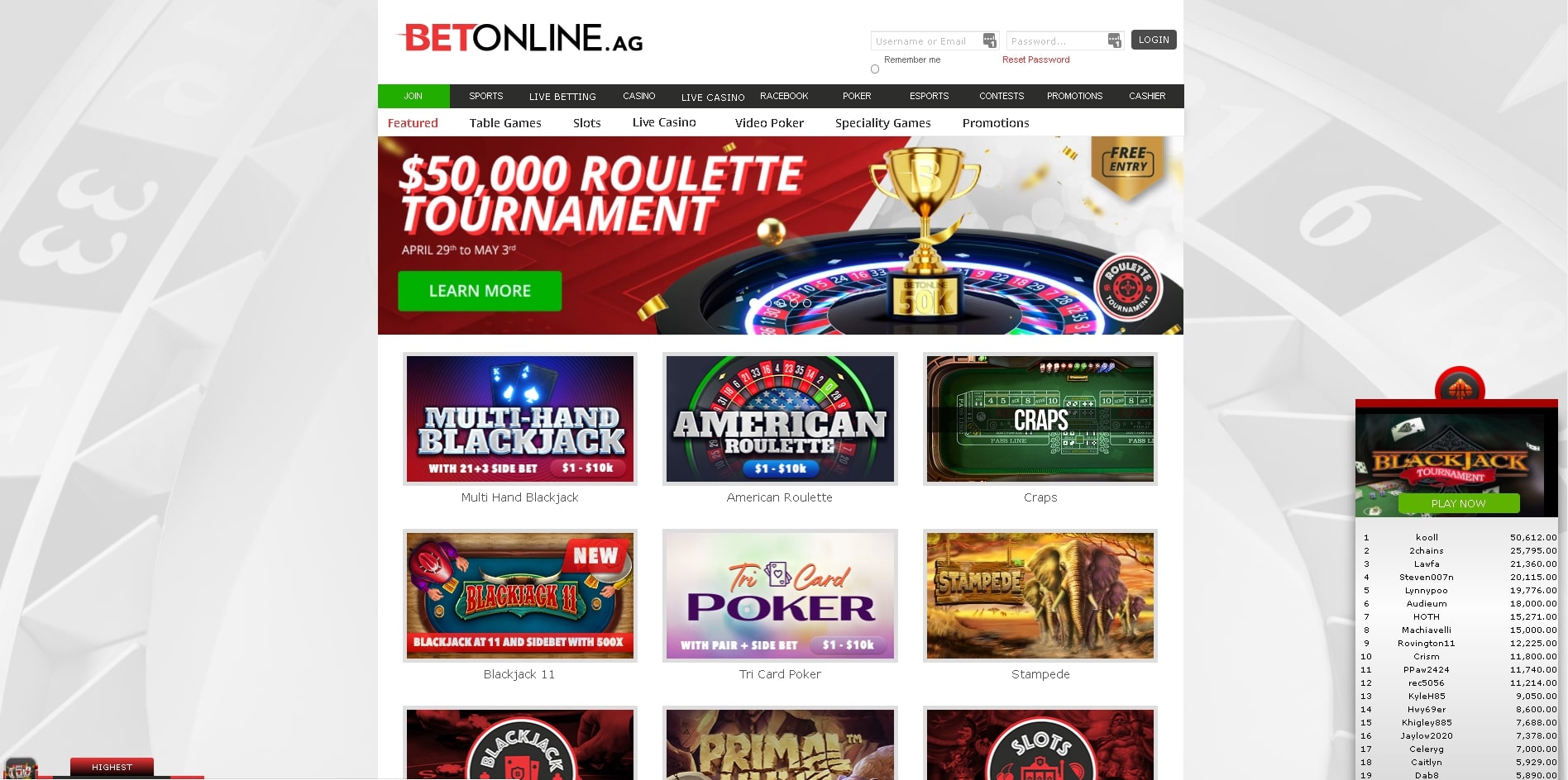 bet online casino free cash bonus code