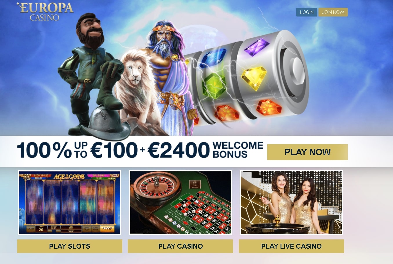 europa casino 2400 euro bonus